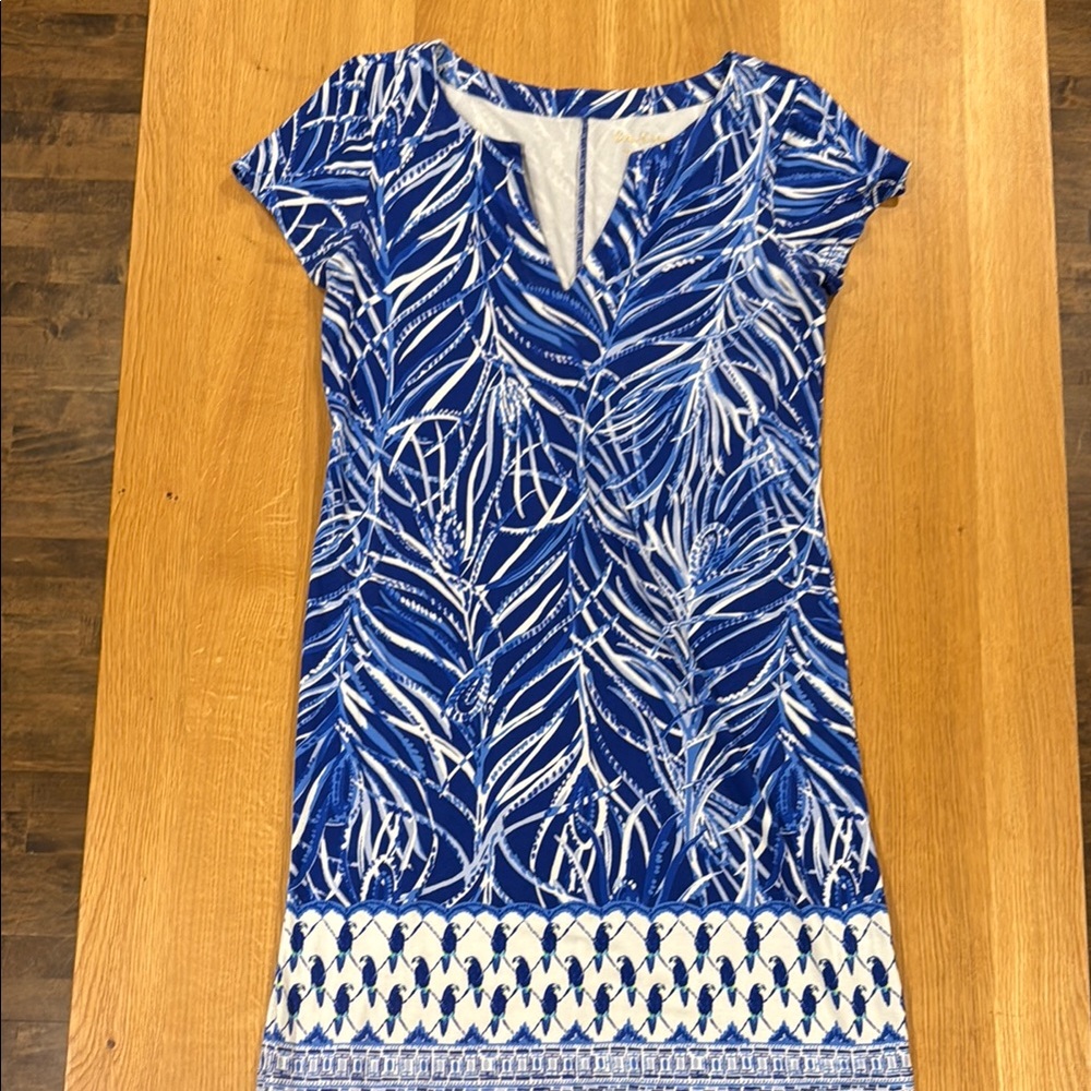 Lilly Pulitzer Blue and White Dress